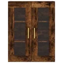 Berkfield Home Highboard Smoked Oak 69.5x34x180 cm Engineered Wood in Brown - thumbnail 6