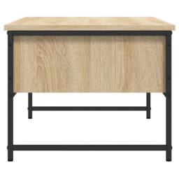 Berkfield Home Coffee Table Sonoma Oak 101x49x39.5 cm Engineered Wood in Brown - thumbnail 7