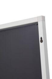 H&O Direct 40x150cm Modern Slim Frame Floor Standing Full Length Mirror in White - Size: 40x150 cm - thumbnail 6