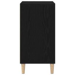 Berkfield Home Black Oak Sideboard, 57x35x70 cm, Made from Engineered Wood - Size: 57 x 35 x 70 cm - thumbnail 7