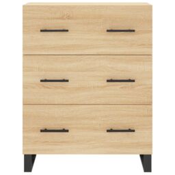 Berkfield Home Sideboard Sonoma Oak 69.5x34x90 cm Engineered Wood in Brown - thumbnail 5