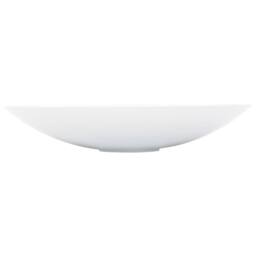 Berkfield Home Chic Wash Basin 59.3x35.1x10.7 cm Mineral Cast/Marble Cast White - thumbnail 4