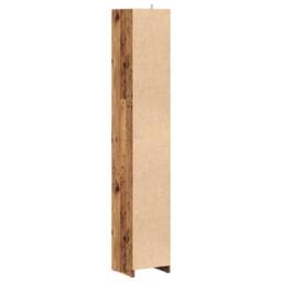 Berkfield Home Classic Bathroom Cabinet Old Wood 30x30x183.5 cm Engineered Wood in Brown - thumbnail 7