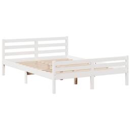 Berkfield Home Bookcase Bed without Mattress White 140x200cm Solid Wood Pine - Size: 140x200 cm - thumbnail 8