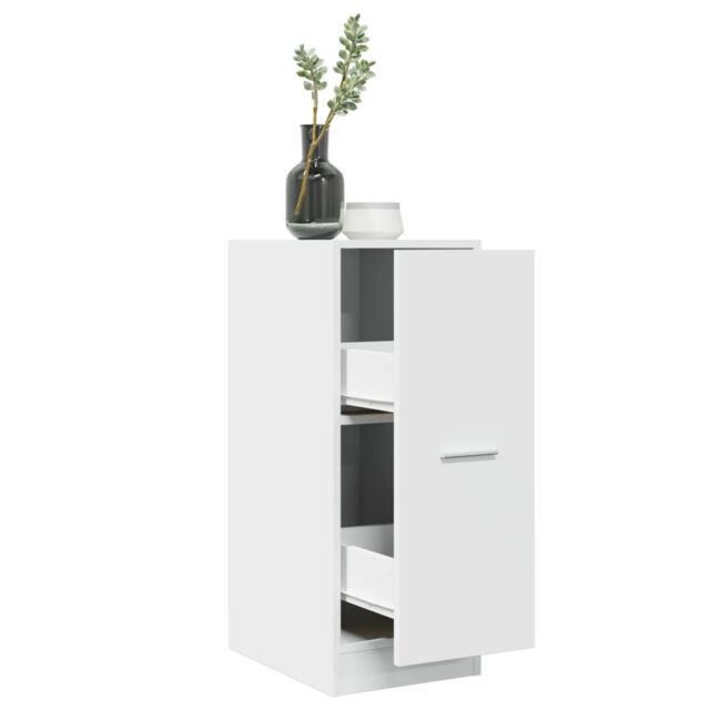 Berkfield Home Apothecary Cabinet White 30x41x77.5 cm Engineered Wood - image 1