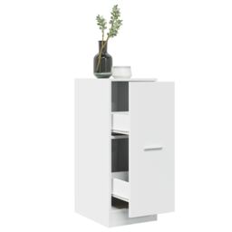 Berkfield Home Apothecary Cabinet White 30x41x77.5 cm Engineered Wood - thumbnail 1