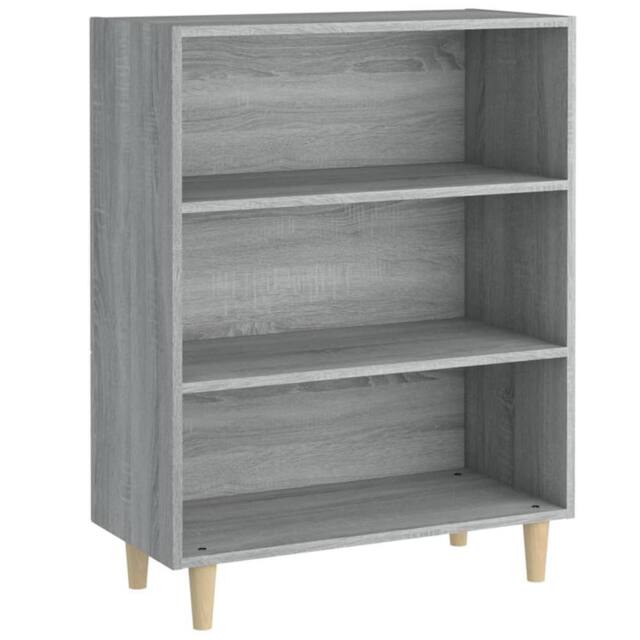 Berkfield Home Sideboard Grey Sonoma 69.5x32.5x90 cm Engineered Wood - image 1