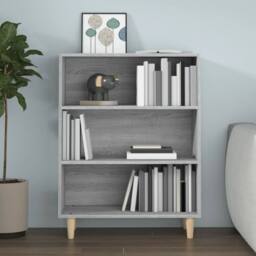 Berkfield Home Sideboard Grey Sonoma 69.5x32.5x90 cm Engineered Wood - thumbnail 5