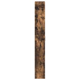 Berkfield Home Wardrobe Smoked Oak 55x25x189 cm Engineered Wood in Brown - Size: 55 x 25 x 189 cm - thumbnail 7
