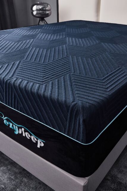Ezysleep 30cm Memory Foam Support Mattress - 5 Year Warranty in Blue - Size: King - image 1