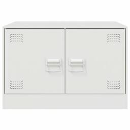 Berkfield Home Sturdy Coffee Table White 67x50x44 cm Steel - Size: 67 x 50 x 44 cm - thumbnail 6