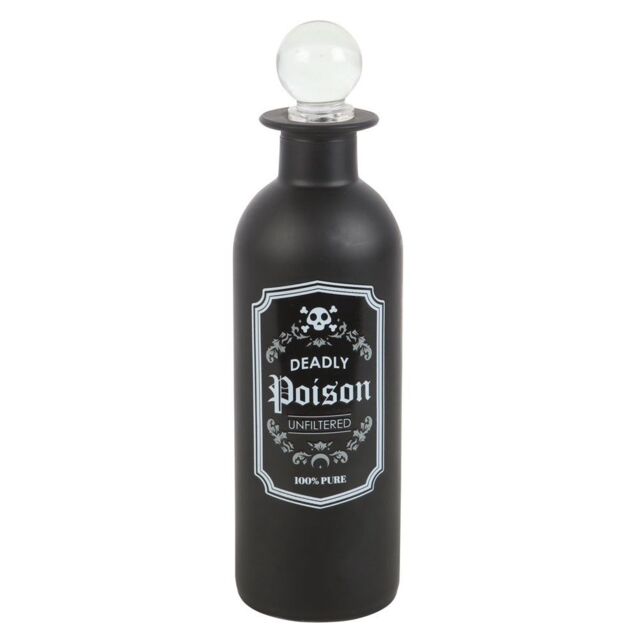 Something Different Deadly Poison Potion Bottle Glass Dration in Black - image 1