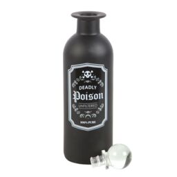 Something Different Deadly Poison Potion Bottle Glass Dration in Black - thumbnail 3