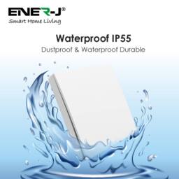ENER-J 30W LED Floodlight wired with Non Dimmable 5A RF Receiver 1 Gang Dimma in Black - thumbnail 5