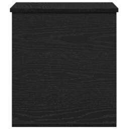 Berkfield Home Storage Box in Black Oak - 40x42x46 cm - Made of Engineered Wood - Size: 40 x 42 x 46 cm - thumbnail 8