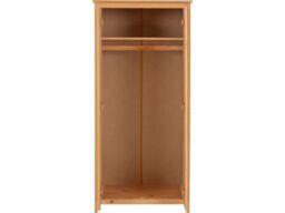 Seconique Oslo 2 Door Wardrobe in Natural - thumbnail 4
