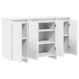 Berkfield Home White Sideboard White Engineered Wood 120 x 41 x 75 cm - thumbnail 5
