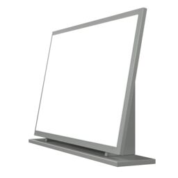 Ready Assembled 2 U Memphis Large Mirror (Ready Assembled) in Grey - thumbnail 5