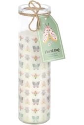 KDMD Floral Bug Garden Rose Tube Candle in White - thumbnail 2