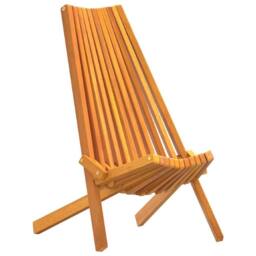Berkfield Home Stylish Folding Garden Chairs 2 pcs Solid Wood Acacia in Brown - thumbnail 4