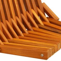Berkfield Home Stylish Folding Garden Chairs 2 pcs Solid Wood Acacia in Brown - thumbnail 8