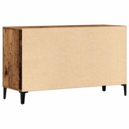 Berkfield Home Sideboard Old Wood 100x36x60 cm Engineered Wood in Brown - Size: 100 x 36 x 60 cm - thumbnail 8