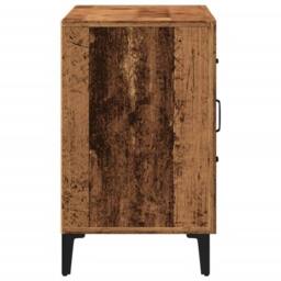 Berkfield Home Sideboard Old Wood 100x36x60 cm Engineered Wood in Brown - Size: 100 x 36 x 60 cm - thumbnail 7