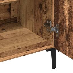 Berkfield Home Sideboard Old Wood 100x36x60 cm Engineered Wood in Brown - Size: 100 x 36 x 60 cm - thumbnail 9