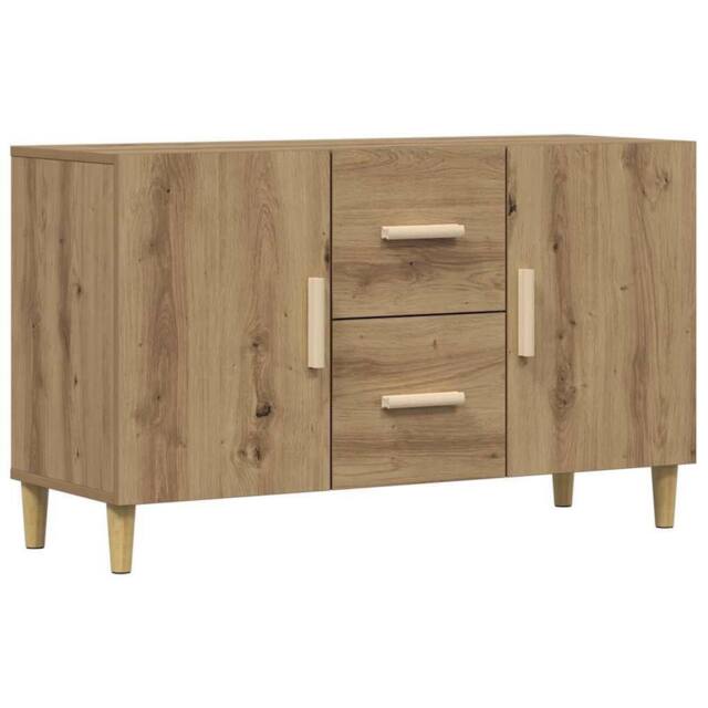 Berkfield Home Sideboard Artisan Oak 100x36x60 cm Engineered Wood in Brown - Size: 100 x 36 x 60 cm - image 1