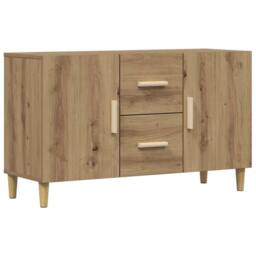 Berkfield Home Sideboard Artisan Oak 100x36x60 cm Engineered Wood in Brown - Size: 100 x 36 x 60 cm