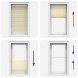 Berkfield Home Pleated Blind Cream 75x150 cm Fabric Width 74.4 cm Polyester - thumbnail 5