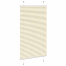 Berkfield Home Pleated Blind Cream 75x150 cm Fabric Width 74.4 cm Polyester - thumbnail 4