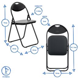 Harbour Housewares Folding Wooden Desk & Chair Set - Durable Compact Computer Study Set in Lilac - thumbnail 4