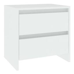 Berkfield Home Bedside Cabinets 2 pcs White 45x34.5x44.5 cm Engineered Wood - thumbnail 3