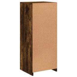 Berkfield Home Sideboard with LED Lights Smoked Oak 41x37x100 cm in Brown - Size: 41 x 37 x 100 cm - thumbnail 9