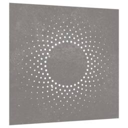 Berkfield Home Garden Wall Decoration 55x55 cm Corten Steel Sun Design in Brown