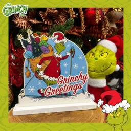 VFM e-Store Grinch Christmas Decoration Festive Gift 21.5cm x 22cm Green X 1 - Size: 21.5 cm x 22 cm - thumbnail 3