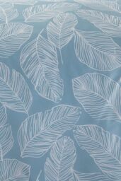 Fusion 'Matteo' Botanical Print Duvet Cover Set in Duck Egg Blue - Size: King - thumbnail 3