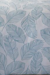 Fusion 'Matteo' Botanical Print Duvet Cover Set in Duck Egg Blue - Size: King - thumbnail 5