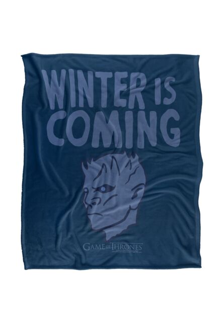 Warner Brothers Game Of Thrones Officially Licensed Silky Touch Super Soft Throw Blanket 152 x 127 cm in White - image 1