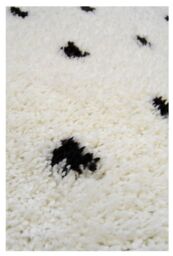 THE RUGS Snug Collection Spotty Shaggy Rugs - R467A in White - Size: 120 cm x 170 cm - thumbnail 2