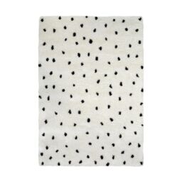 THE RUGS Snug Collection Spotty Shaggy Rugs - R467A in White - Size: 120 cm x 170 cm - thumbnail 1