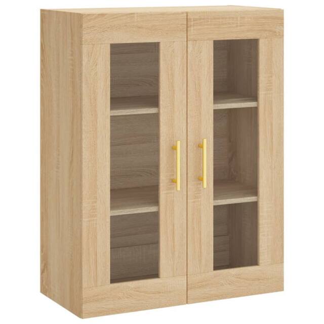 Berkfield Home Wall Mounted Cabinet Sonoma Oak 69.5x34x90 cm in Brown - image 1