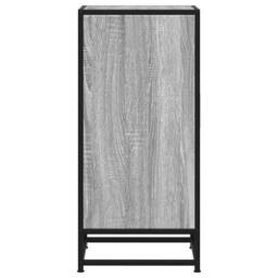 Berkfield Home Sideboard Grey Sonoma 35.5x35x76 cm Engineered Wood & Metal - thumbnail 6