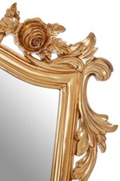 Orsina Versatile Champagne Finish Tapered Wall Mirror, Elegant Hallway Mirror For Bedroom, Functional Lounge Mirror in Gold - thumbnail 4
