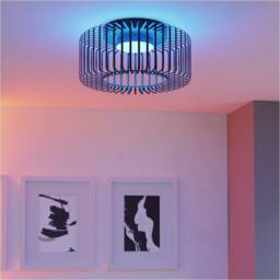 Loops 2 PACK Sleek Black Ceiling Light for Indoor Space - Versatile Home - thumbnail 4