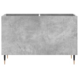 Berkfield Home Record Cabinet Concrete Grey 74.5x38x48 cm Engineered Wood - thumbnail 4