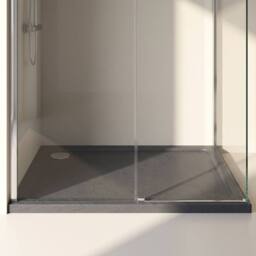 Balterley Contemporary Rectangular Shower Tray, 1300x800mm in Grey - thumbnail 6
