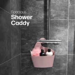 SPETLEK Bathroom Storage Caddy Basket W/ Self-Draining Pink - Size: Large - thumbnail 2