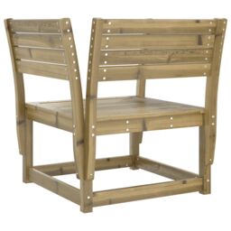 Berkfield Home Garden Chair Impregnated Wood Pine in Brown - thumbnail 6